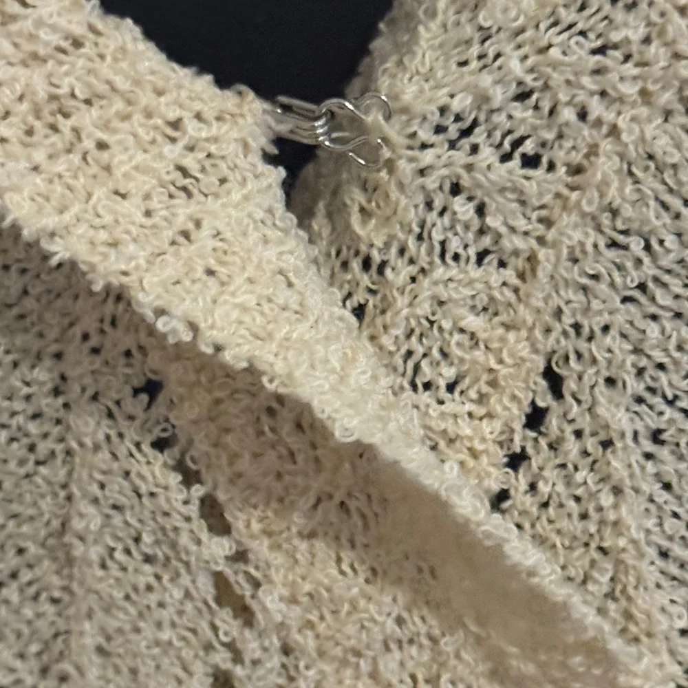Astr Beige V-Neck Women's Sweater - Picture 5 of 6